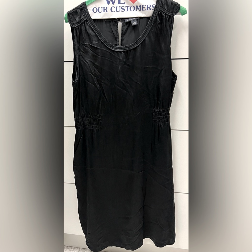 Banana Republic Silk Dress - Black Size 6